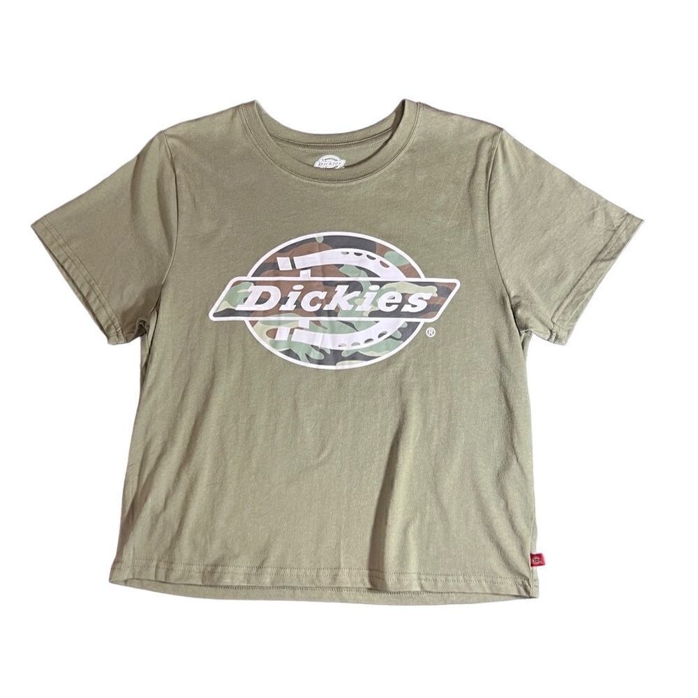 Dickies olive green crop top size large